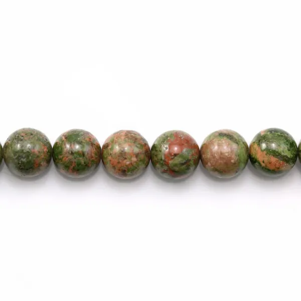 Jaspe unakite ronde 8mm x 20pcs