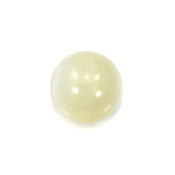 Mother of pearl white, half drilled, round 6mm x 4pcs