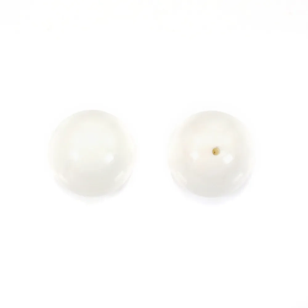 Bénitier, semi-percé d'un côté, ronde 12mm x 1pc