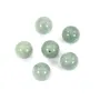 Jade nature semi-percé rond 6mm x 4pcs
