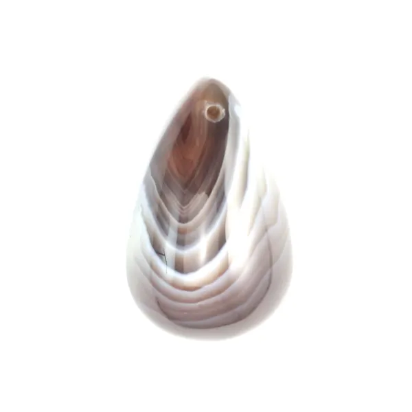 Pendentif Agate Botswana 19-22x32-35mm