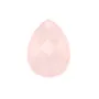 Quartz rose, en forme de goutte facetté 13 * 18mm x 1pc