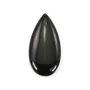 Pendentif agate noir goutte 15x30mm x 1pc