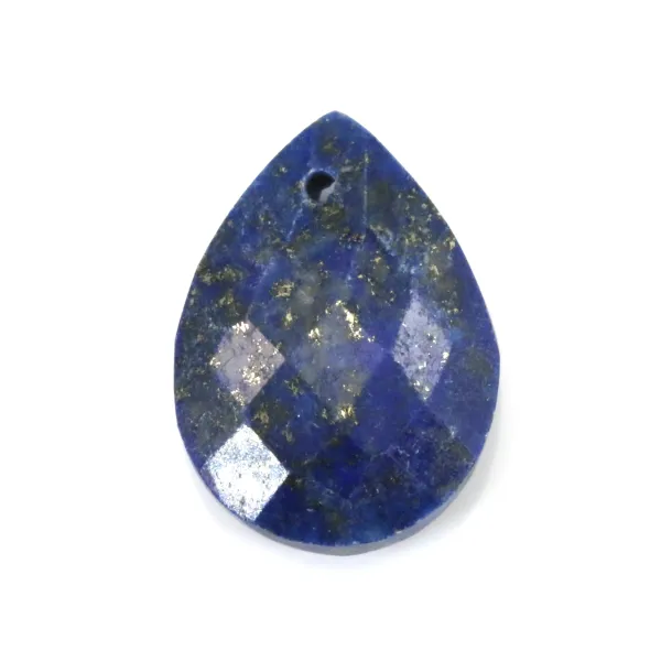Lapis Lazuli, en forme de goutte facetté 13 * 18mm x 1pc