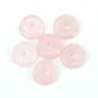 Donut en quartz rose 30mmx6mmx4.8mm