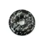 Dount obsidienne flacon de neige 30mmx6mmx4.8mm