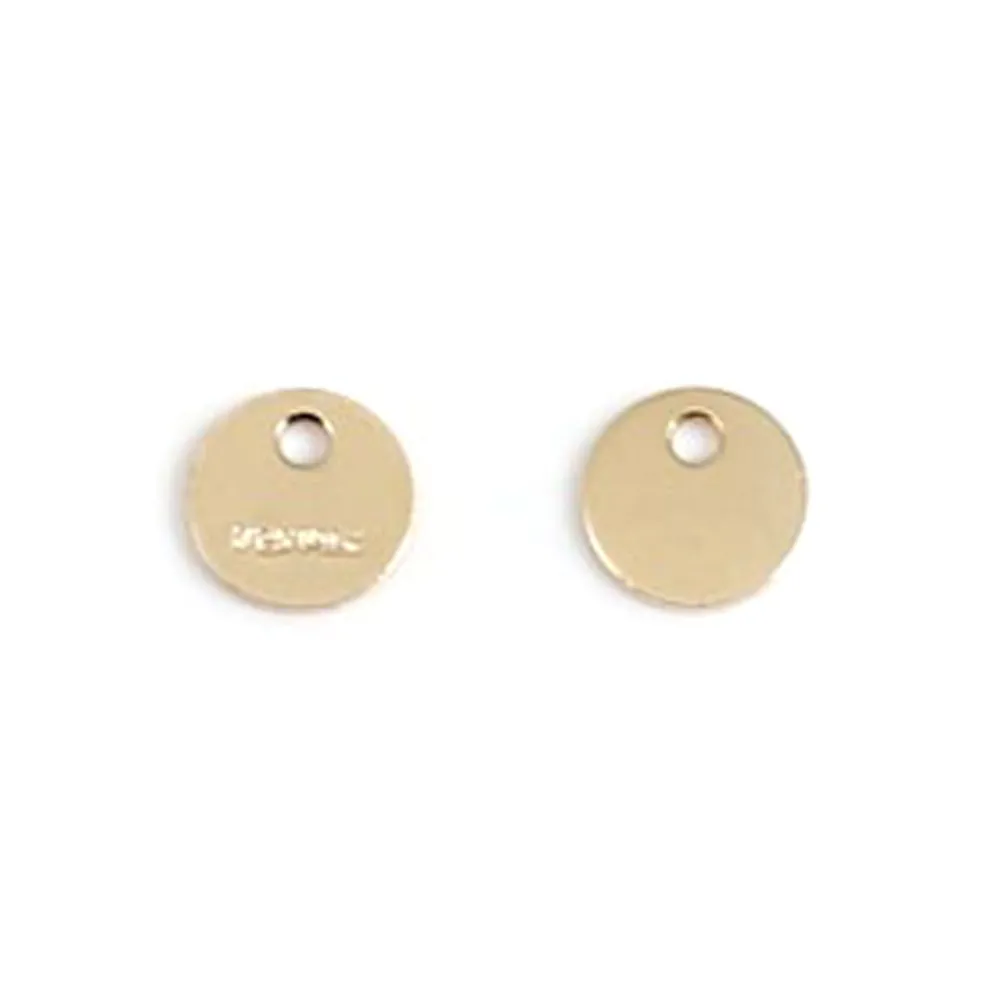 Tag en gold-filled,  x 2pcs