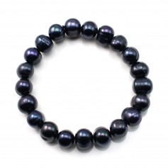 Bracelet Freshwater Pearl  black