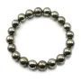 Bracelet pyrite ronde 10mm