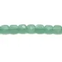Aventurine carré facette 6mm x 40cm
