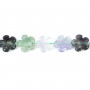 Fluorite in Flower 20mm x 2pcs