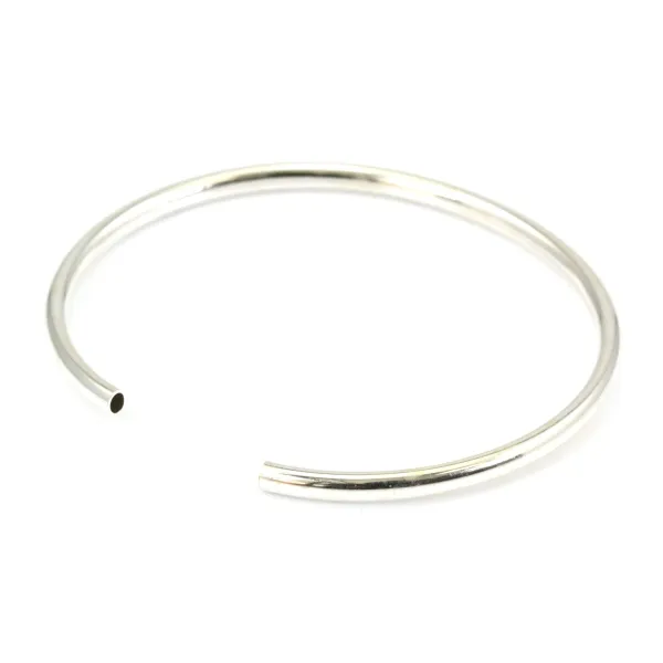 Bracelet jonc flexible 56mm en argent 925 x 1pc