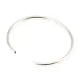 925 sterling silver 56mm flexible bangle x 1pc
