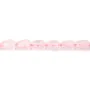 Quartz rose goutte 5x8mm x 40cm