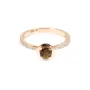 Bague tourmaline en argent 925 rhodié x 1pc