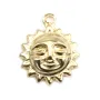 Breloque soleil 8mm gold filled 14 carats x 2pcs