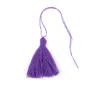 Pompon en coton violet 30mm x 1pc