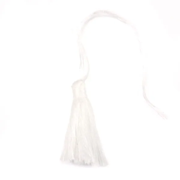 White pompon in cotton 30mm x 1pc