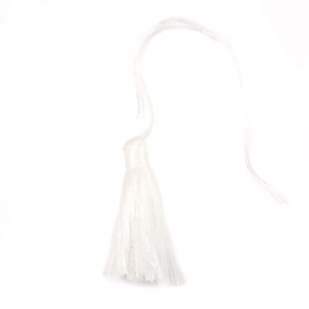White pompon in cotton 30mm x 1pc