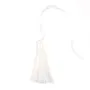 White pompon in cotton 30mm x 1pc