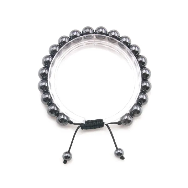Bracelet Hematite boule rond 8mm 