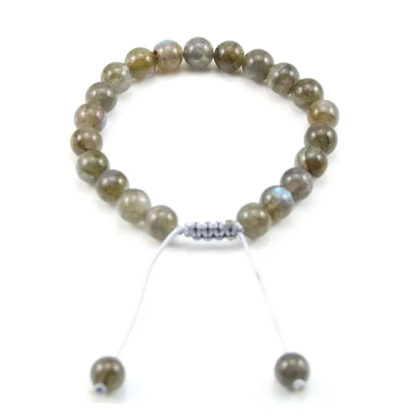 Bracelet Labradorite Boule Ronde 8 MM
