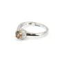 Bague tourmaline en argent 925 rhodié x 1pc