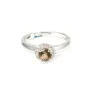 Bague tourmaline en argent 925 rhodié x 1pc