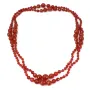 Sautoir agate rouge rond x 140cm