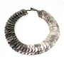 Collier simple nacre grise 