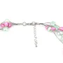 Collier perle d'eau douce multicolore & avanturine 5 rangs
