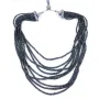 Necklace ruby sapphire emerald slice facet 7 strands 2.9-3.7mm