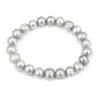 Bracelet Perles d'eau Douce Grise