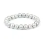 Bracelet Perles d'eau Douce Grise
