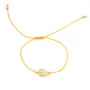 Bracelet cordon Citrine