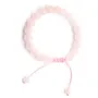 Bracelet Quartez rose boule rond 8mm 