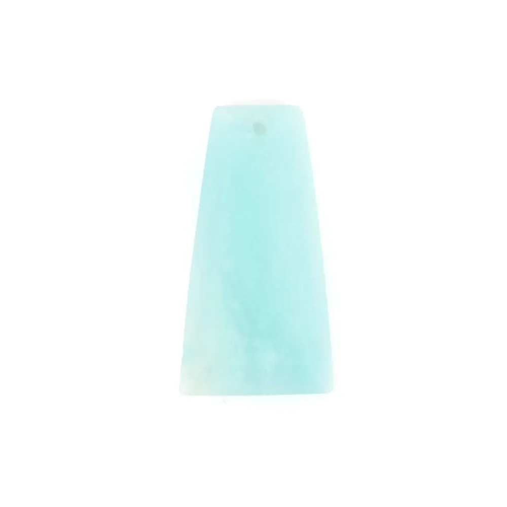 Pendentif Amazonite Trapèze 13x25mm x 1pc