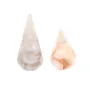 Pendentif Agate Fleur pendule semi percé 16x40mm x 1pc
