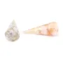 Pendentif Agate Fleur pendule semi percé 16x40mm x 1pc