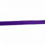 Fil polyester Double face satin violet 3mm x 5 m