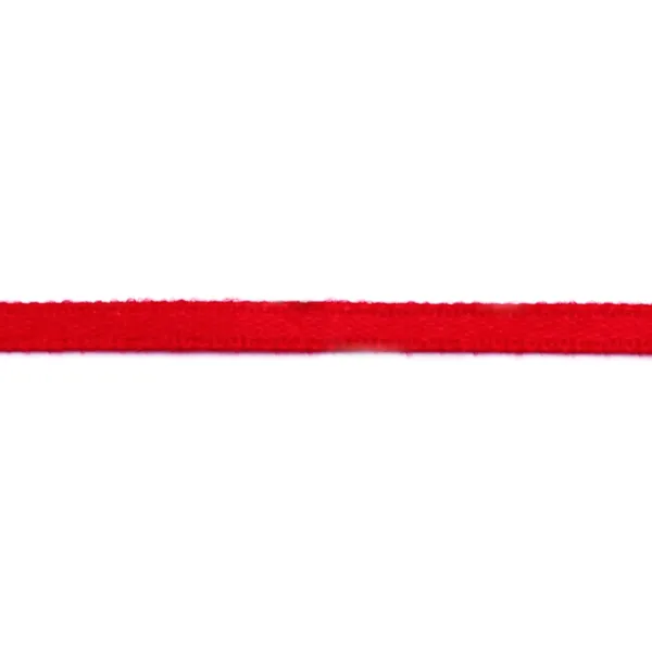 Fil polyester Double face satin rouge 3 mm x 5 m