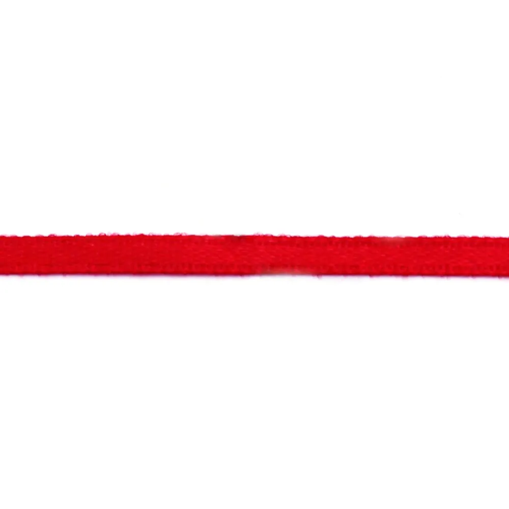 Fil polyester Double face satin rouge 3 mm x 5 m