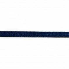 blue  Double face satin  Thread polyester 3mm x 5 m