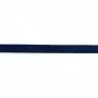 Fil polyester Double face satin 3mm Bleu fonceX 5 m