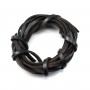 Lacet cuir noir 5.0mm x 50cm