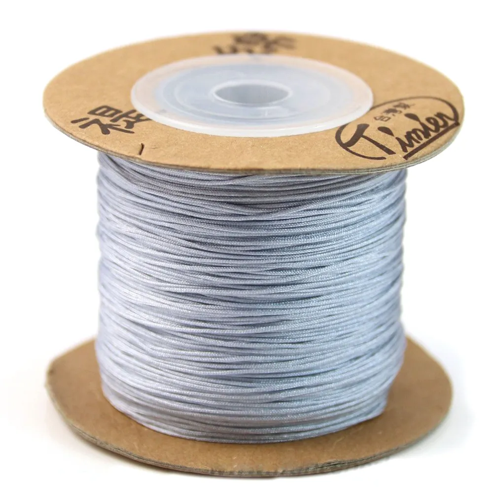 Fil polyester grise claire 0.5 mm x 180 m