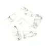 Pendentif Howlite Trapèze 13x25mm x 1pc