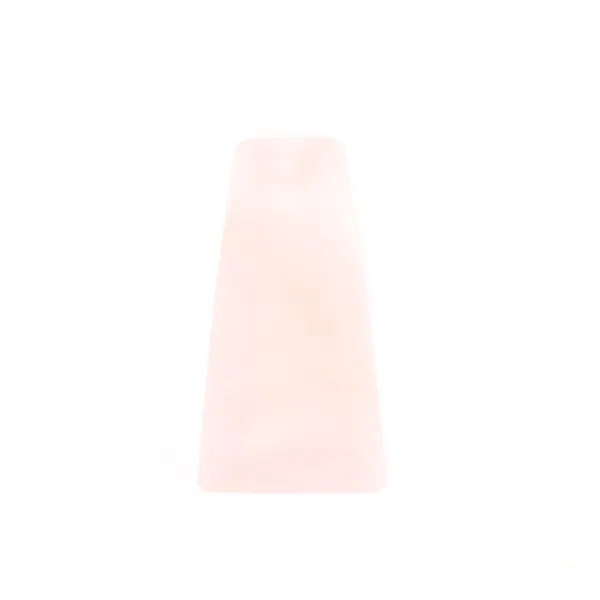Pendentif Quartz rose Trapèze 13x25mm x 1pc