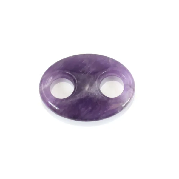 Amethyst Kaffeebohnen-Anhänger 18x25mm x 1St