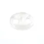 Pendentif Cristal de roche grain de café 18x25mm x 1pc